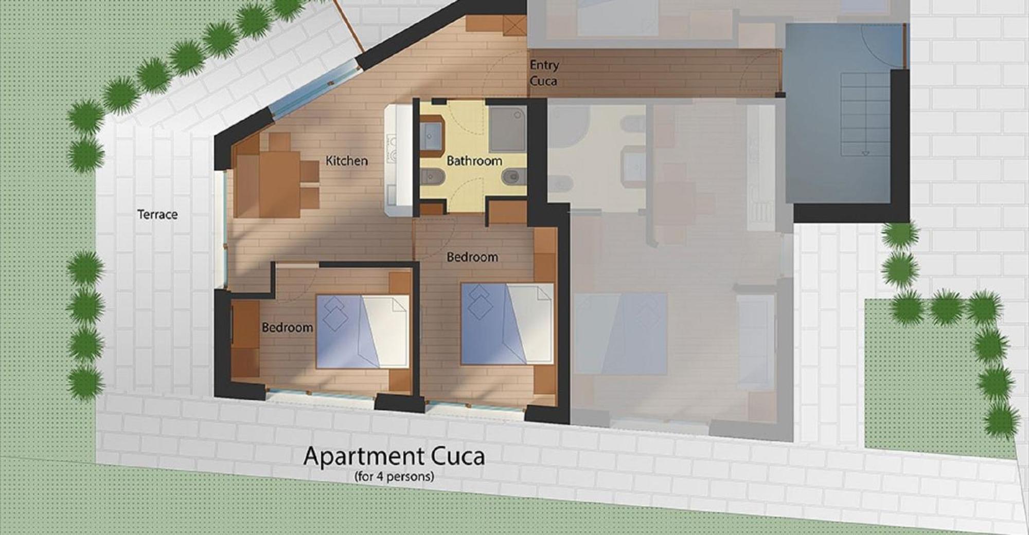 Apartments Mirandula Ортизеи Экстерьер фото